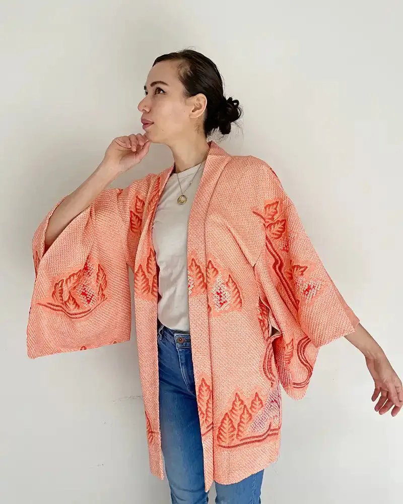 Coral Mountains Haori Kimono Jacket