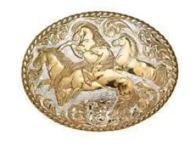 Crumrine Shiny Horse - Belt Buckle