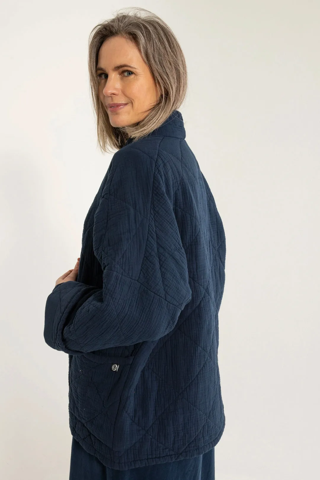 Danefæ København Danekatrin Quilted Jacket Navy