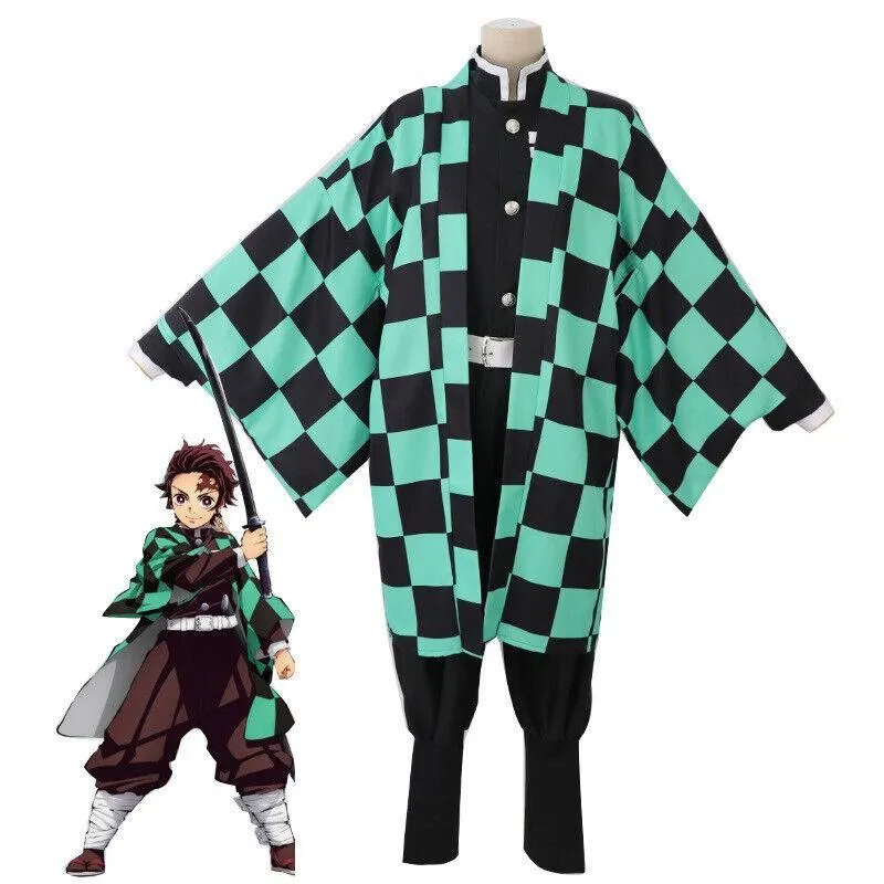 Demon Slayer Tanjiro Kamado Cosplay Costume