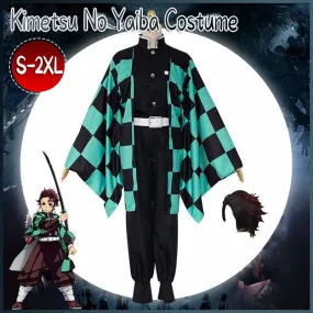 Demon Slayer Tanjiro Kamado Cosplay Costume