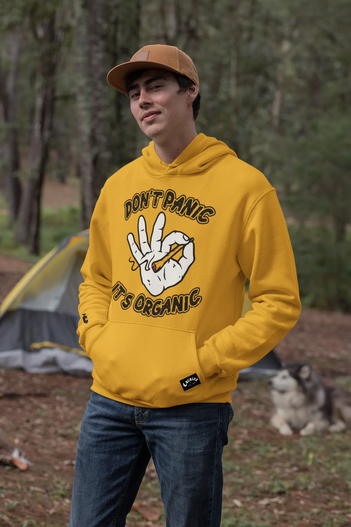 DON'T PANIC ITS ORGANIC HOODIE