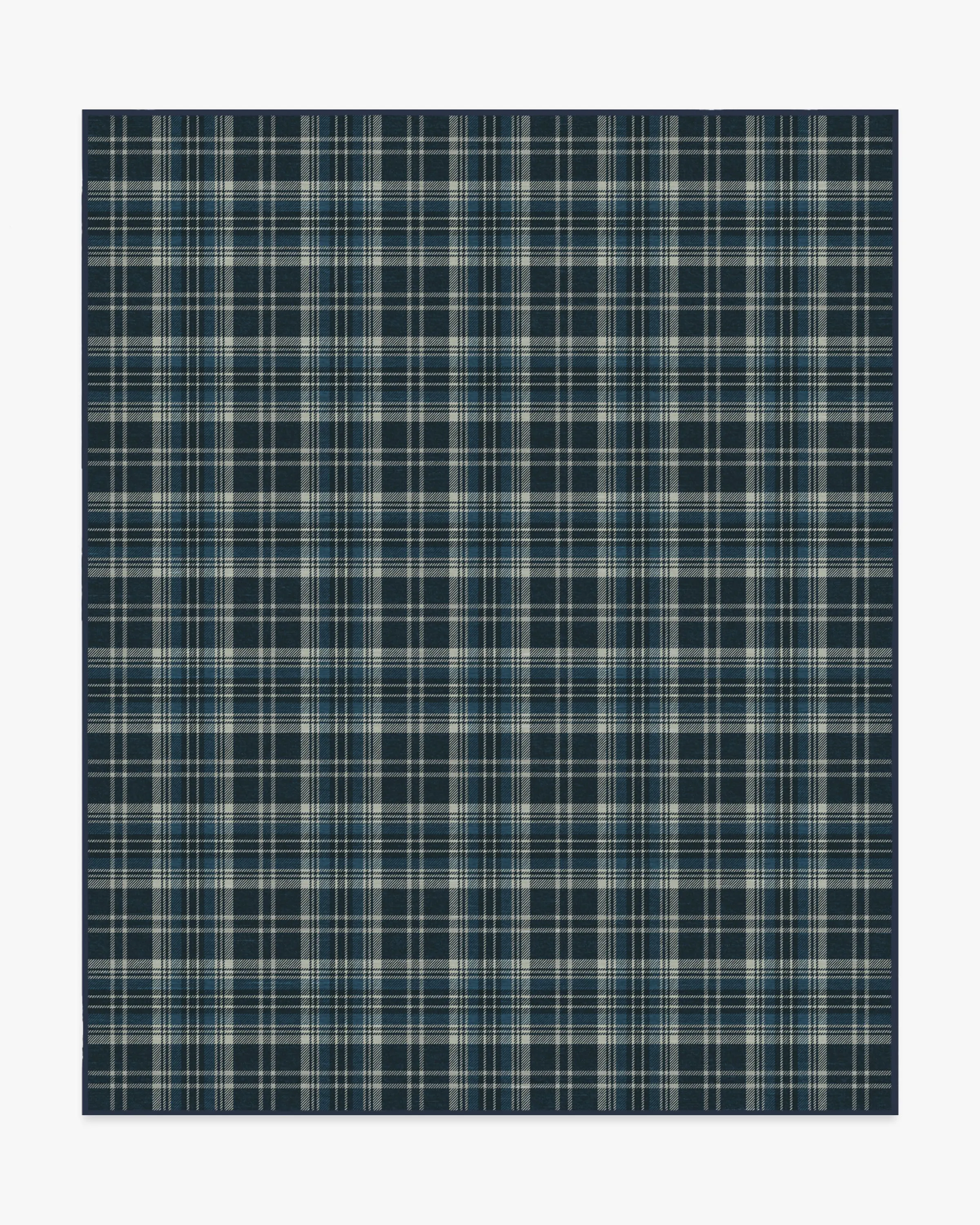 Dress Stewart Tartan Navy Tufted Rug