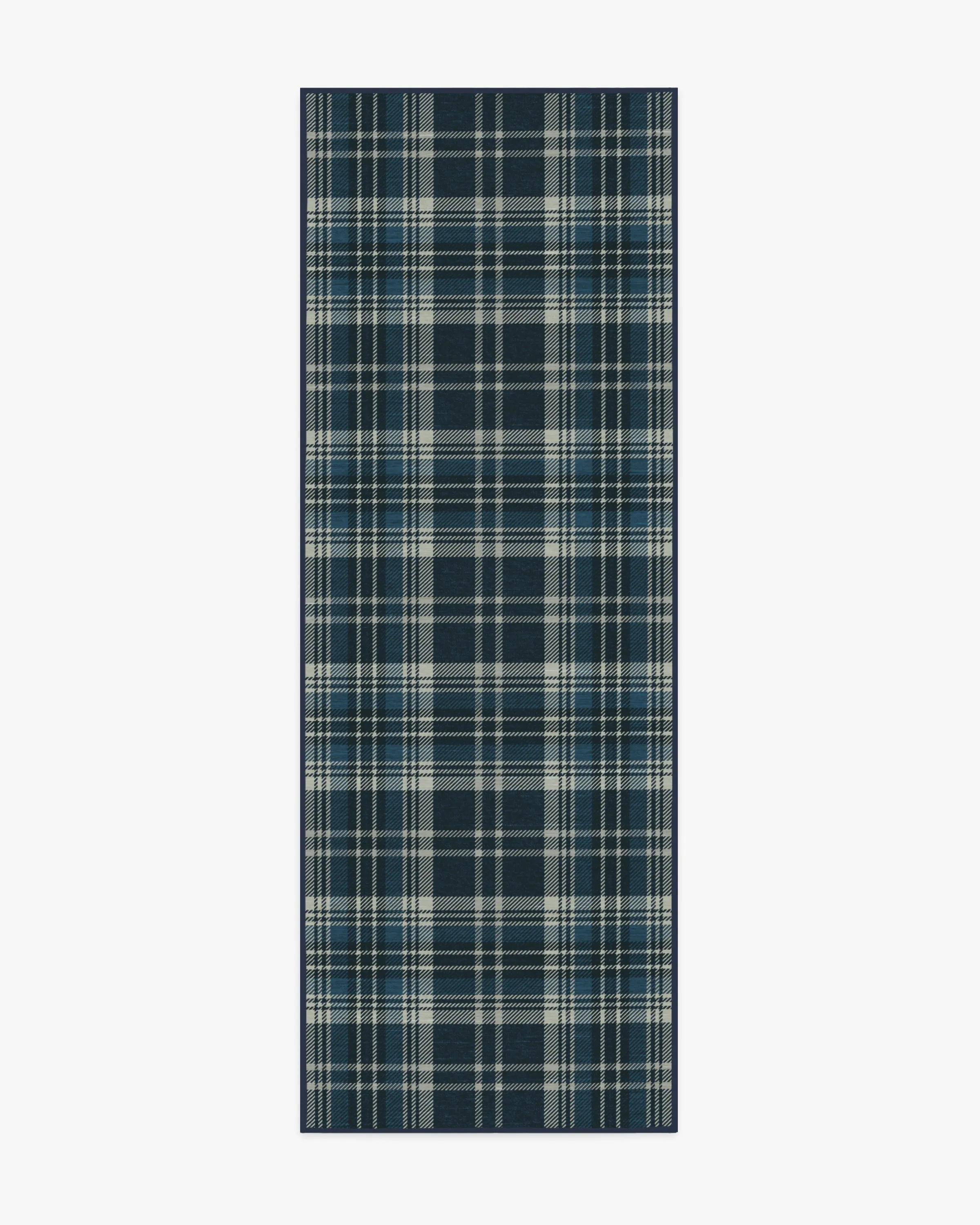 Dress Stewart Tartan Navy Tufted Rug