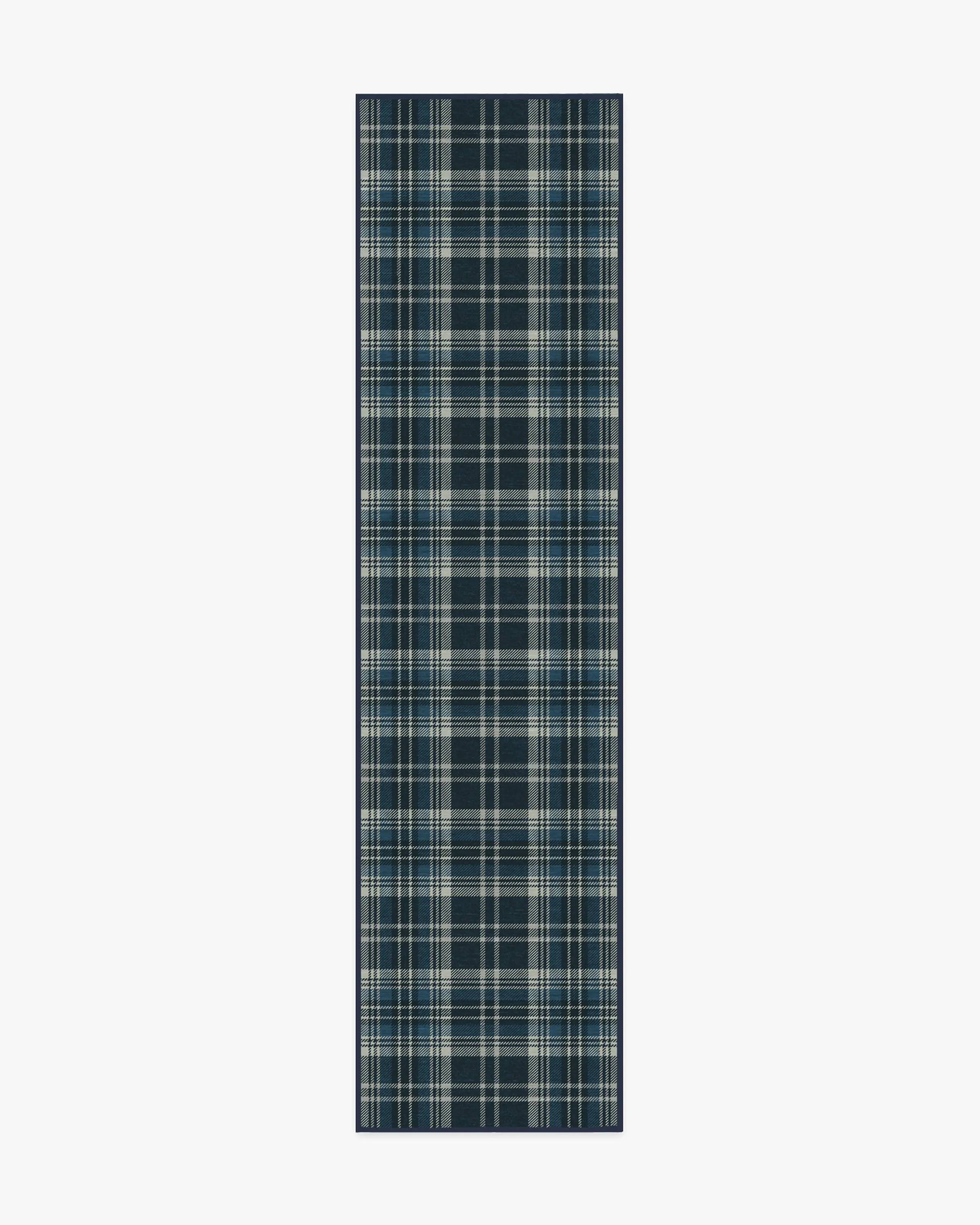 Dress Stewart Tartan Navy Tufted Rug