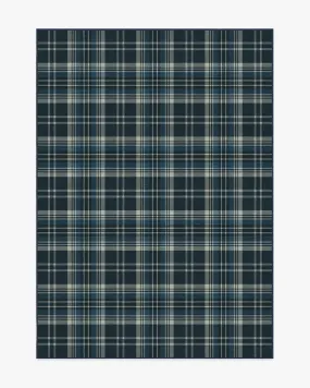 Dress Stewart Tartan Navy Tufted Rug