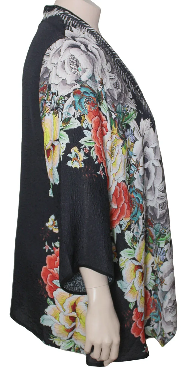 Dressori Silk Trapeze Kimono Jacket