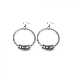 EARRINGS CIRCLE/WASHERS AL17377