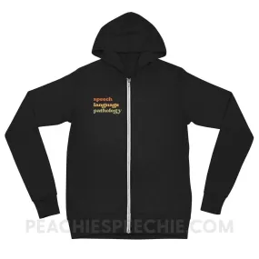 Earthy SLP Peachie Speechie Zip Hoodie