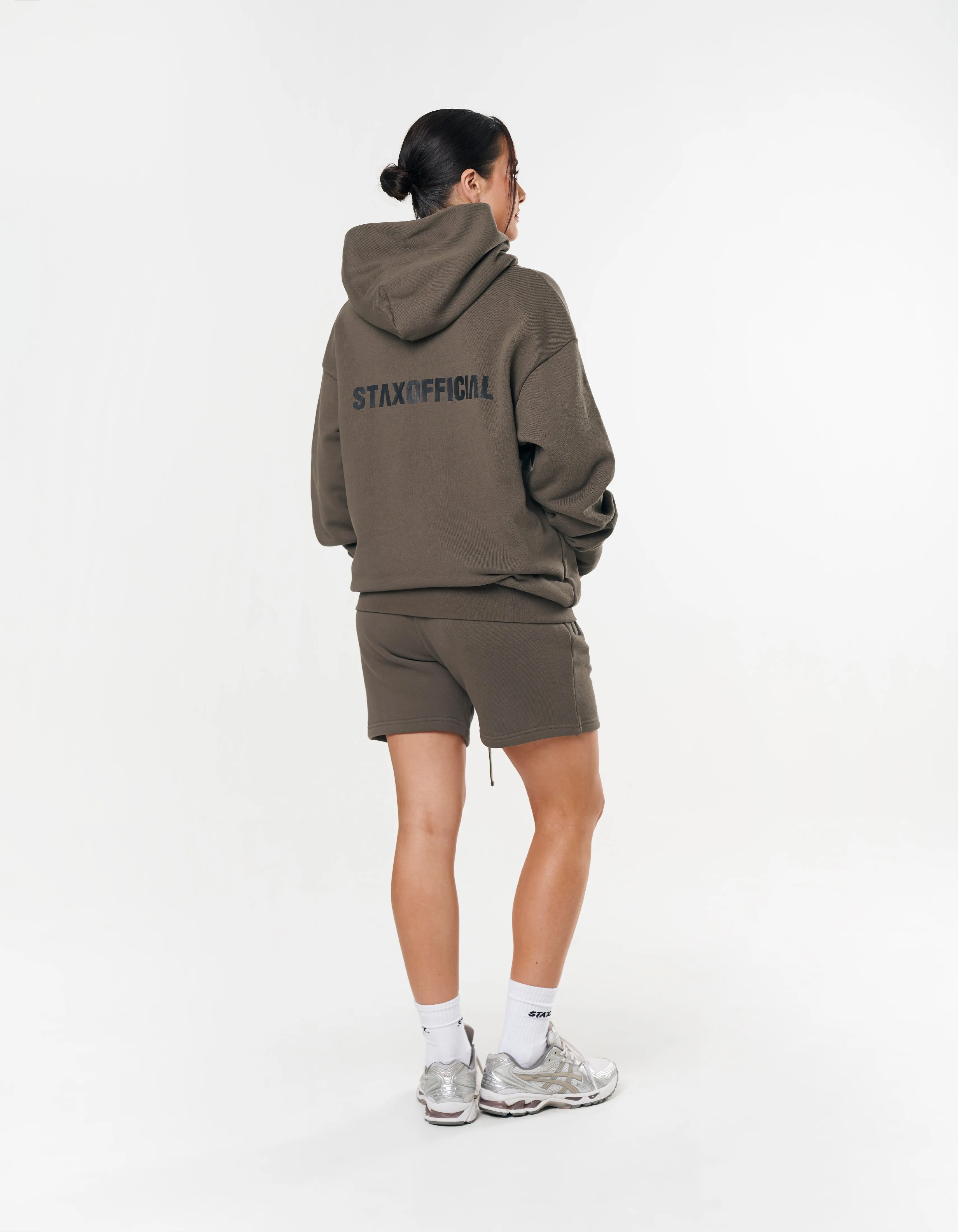 Elements Hoodie Bark - Brown