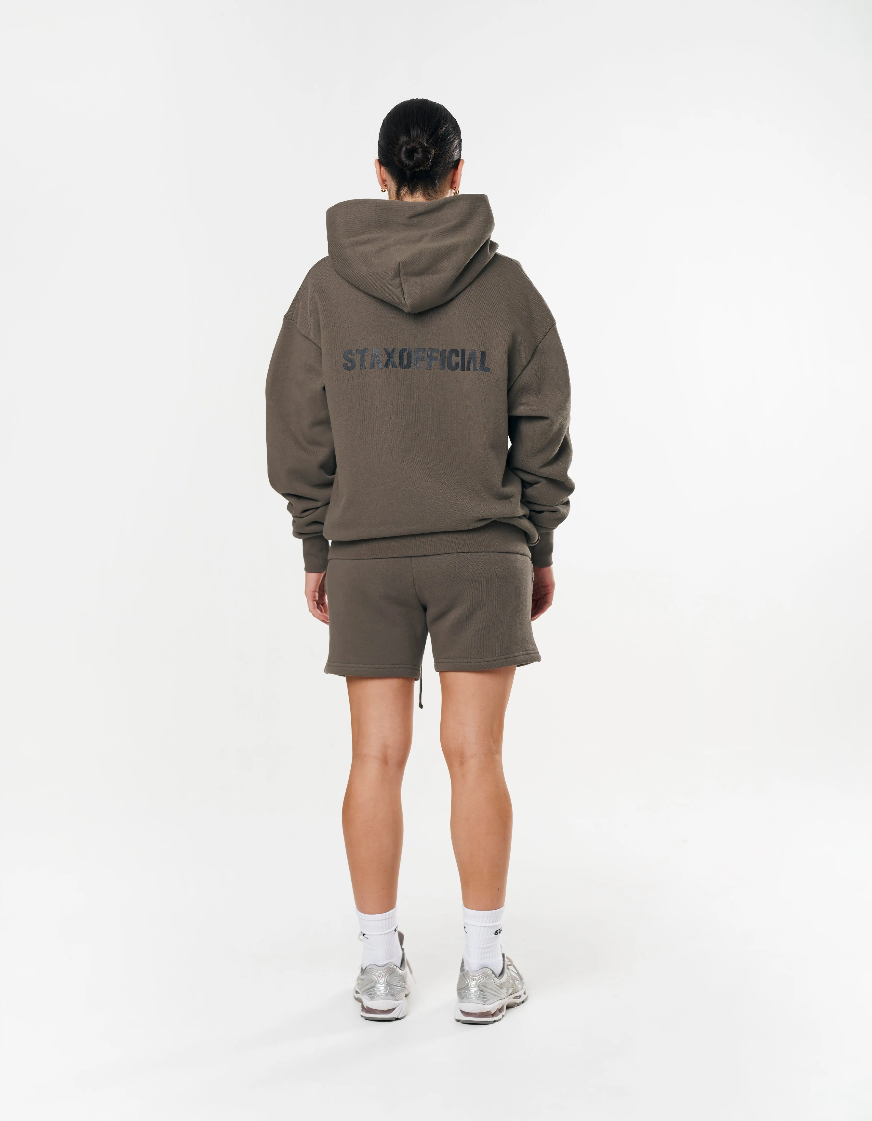 Elements Hoodie Bark - Brown