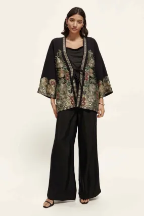 EMBROIDERED KIMONO JACKET EVENING