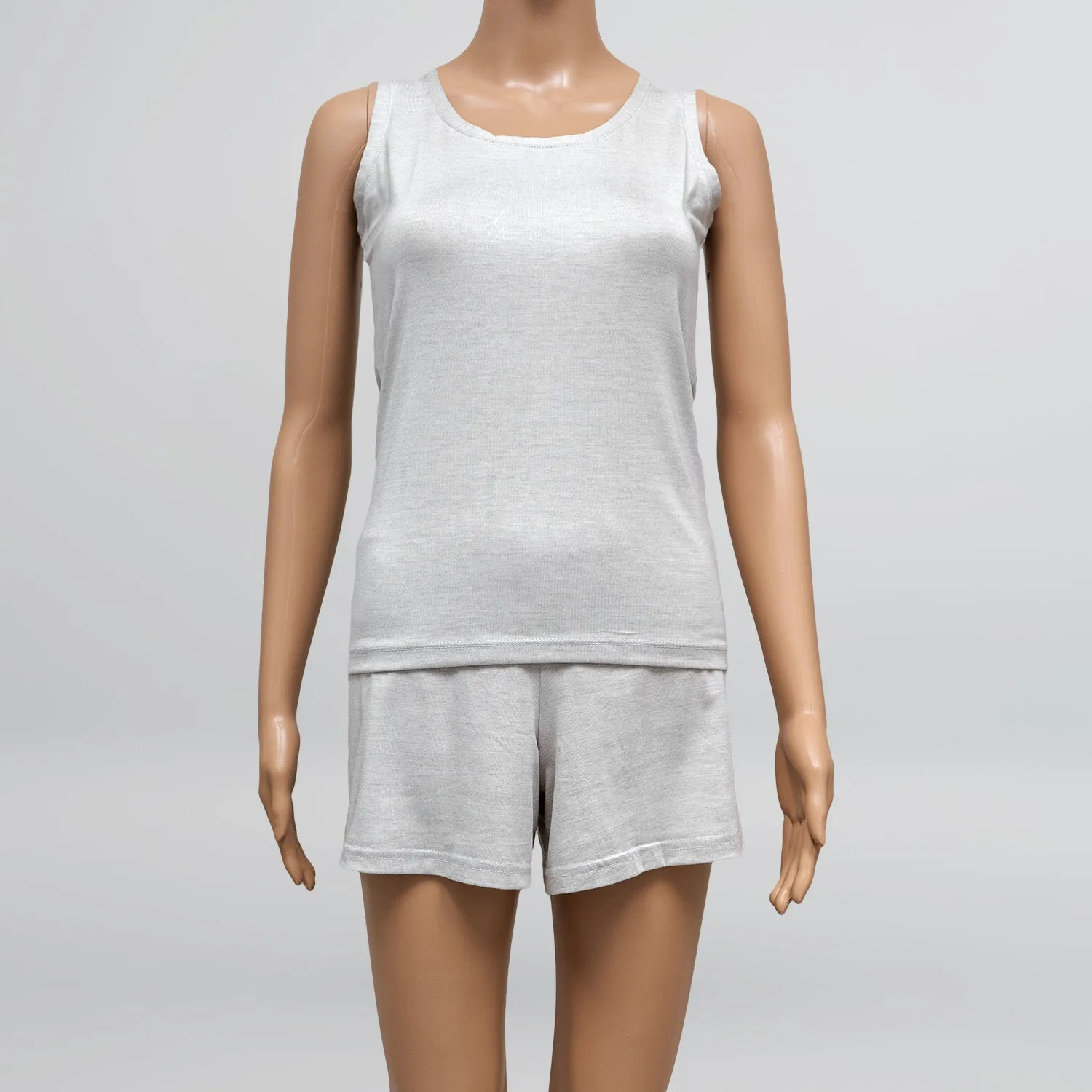 EMF Shielding Ladies Tank Top in Silver Grey