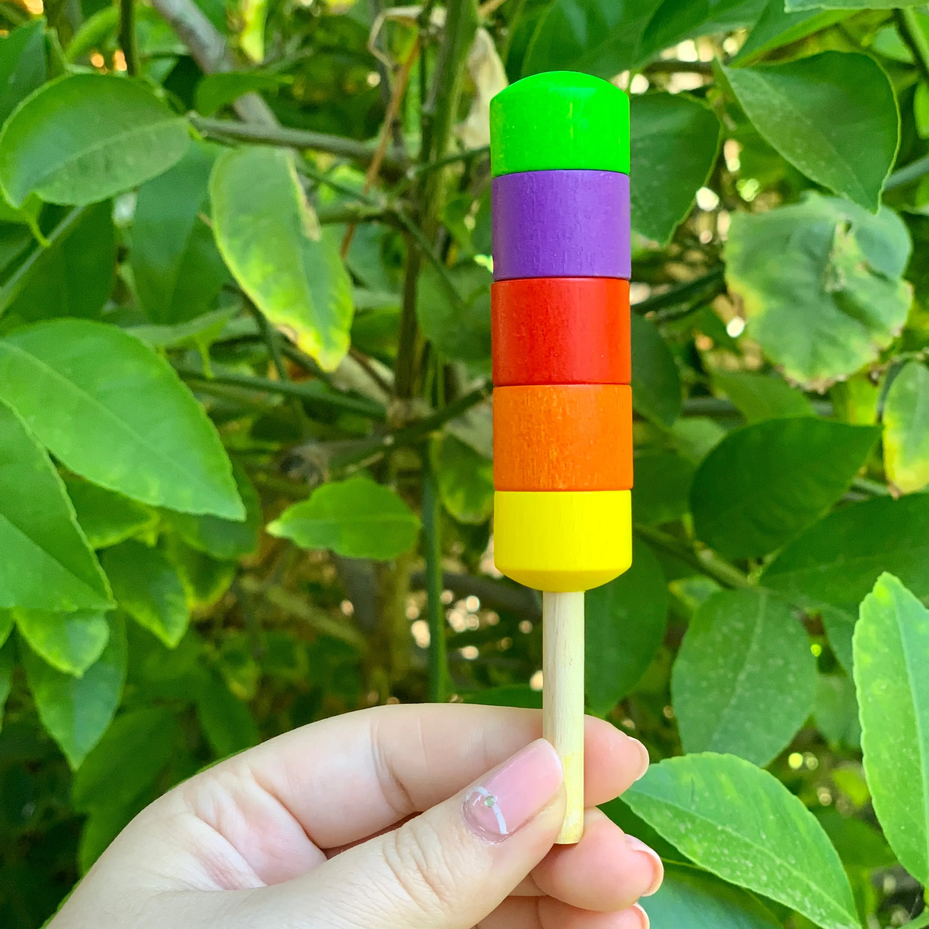 Erzi Wooden Rainbow Ice Lolly