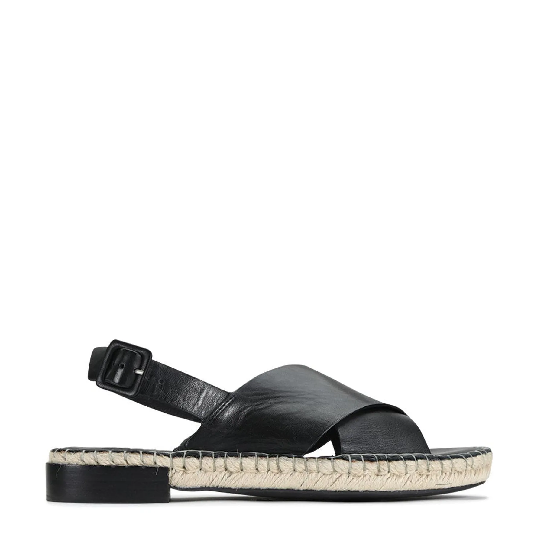 ESPEL LEATHER ESPADRILLE SANDAL