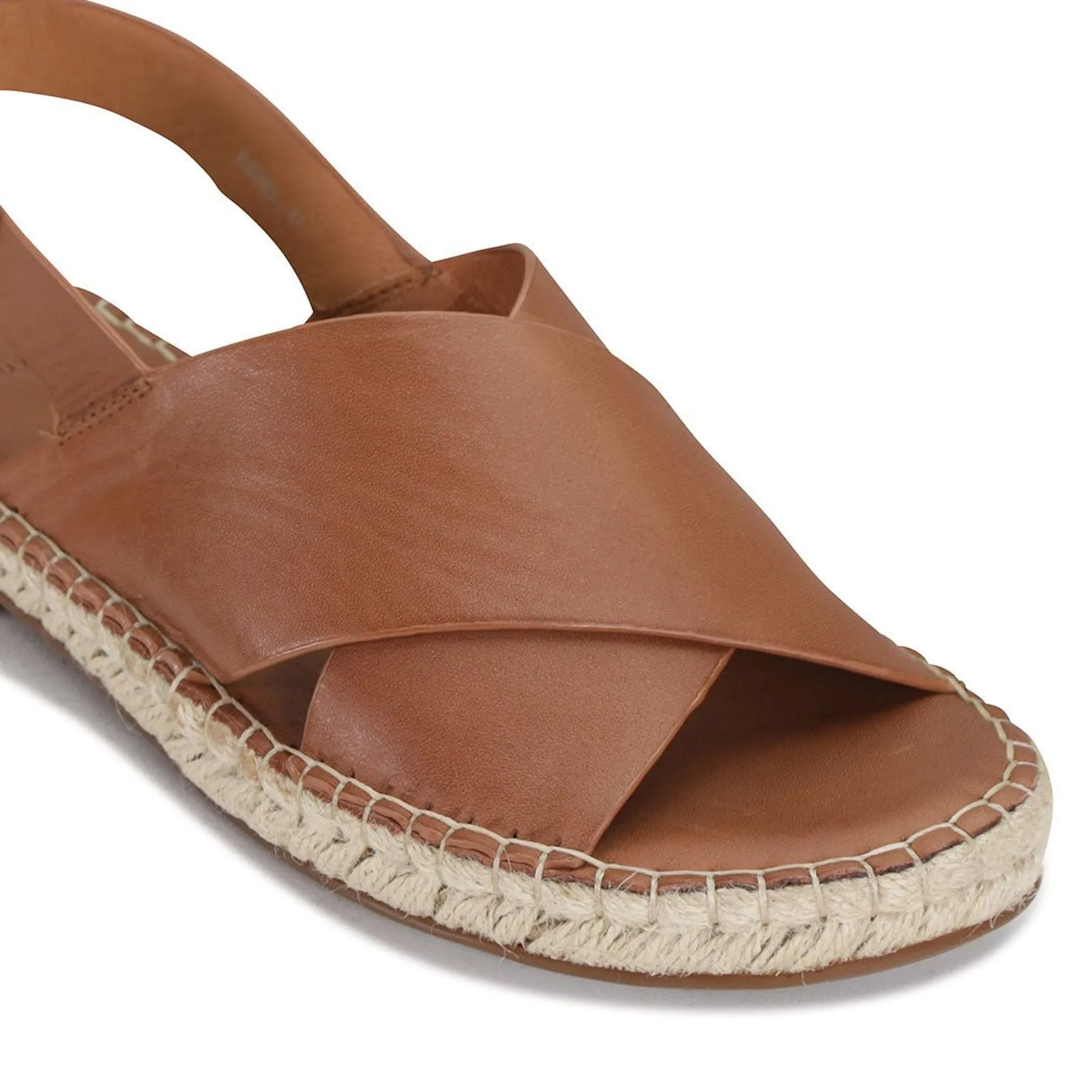 ESPEL LEATHER ESPADRILLE SANDAL