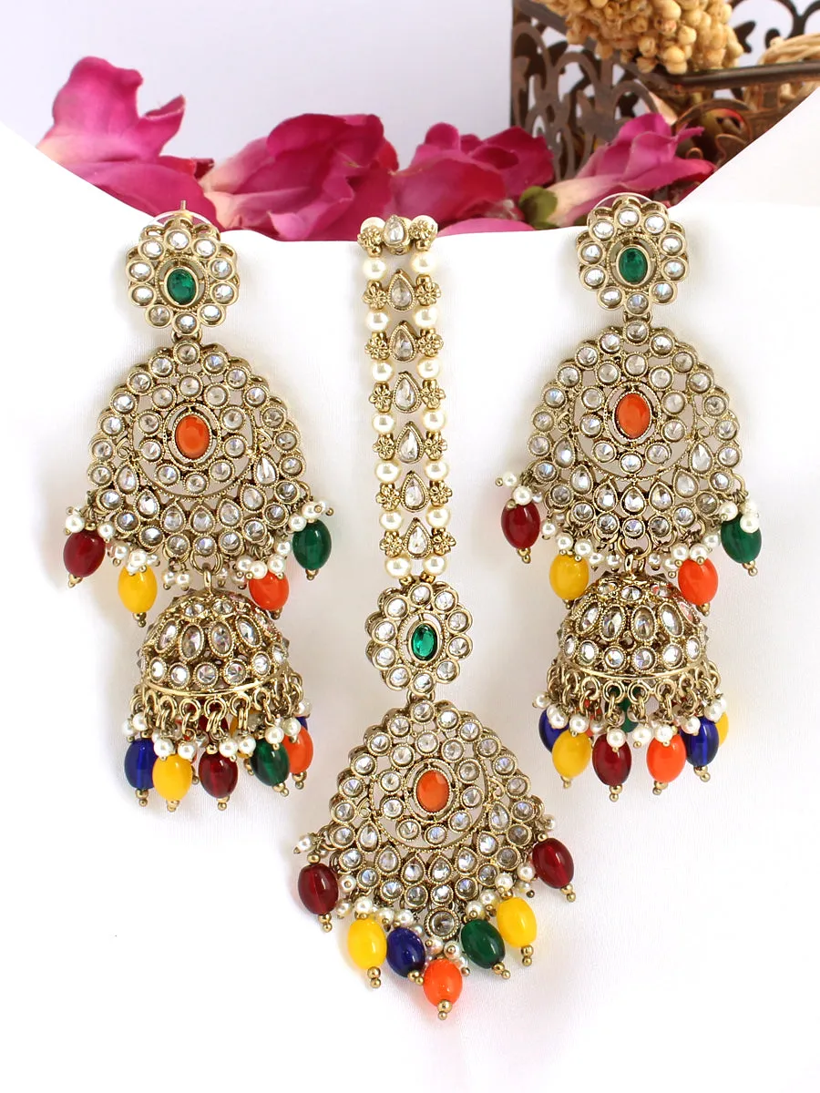 Ezzah Earrings & Tikka