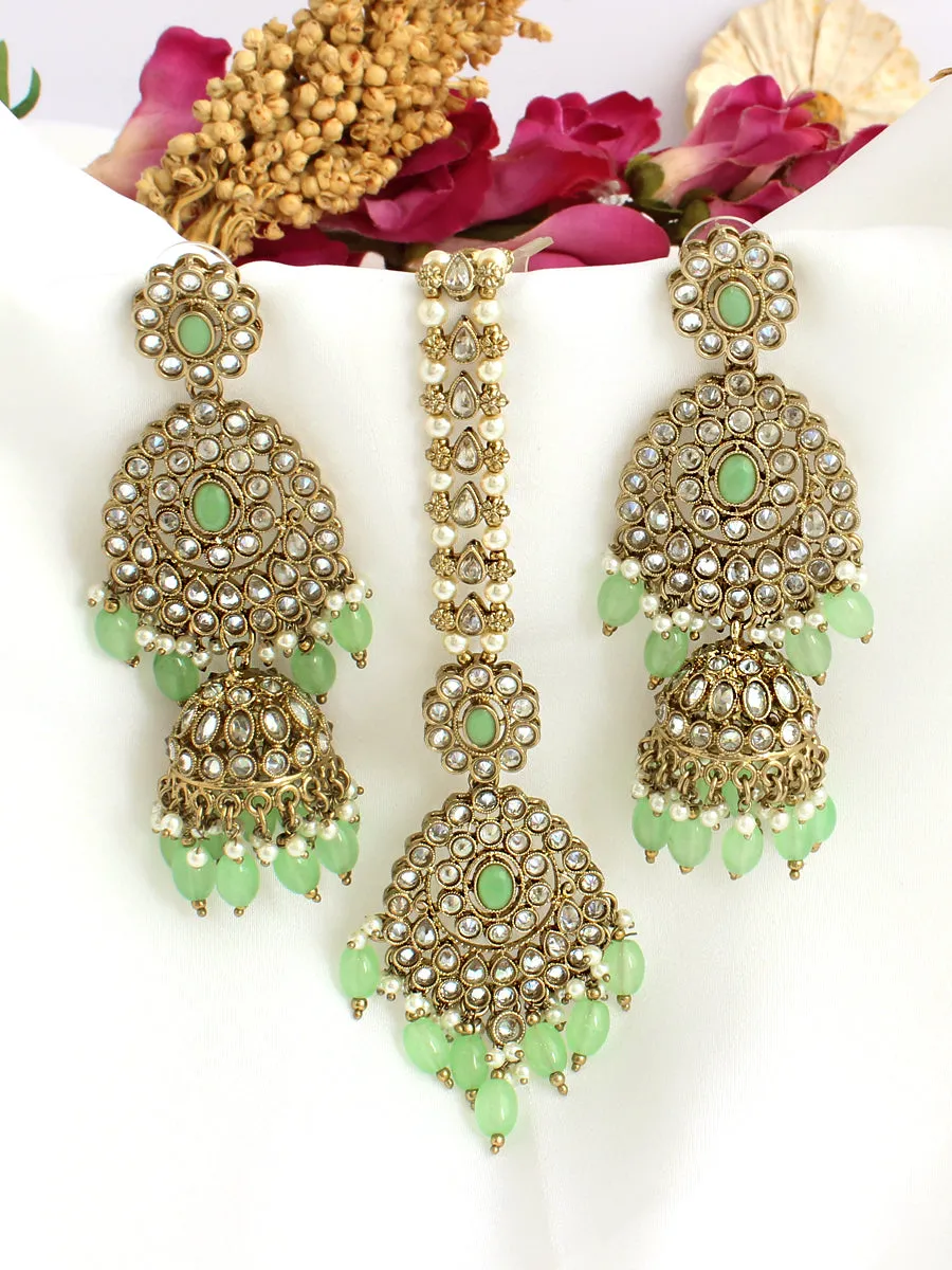 Ezzah Earrings & Tikka