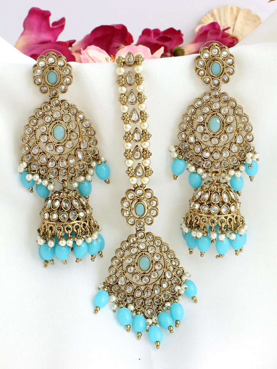 Ezzah Earrings & Tikka