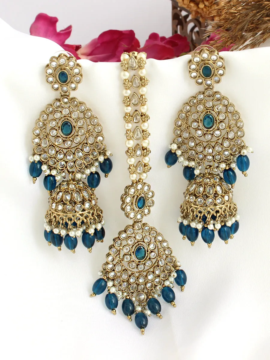 Ezzah Earrings & Tikka