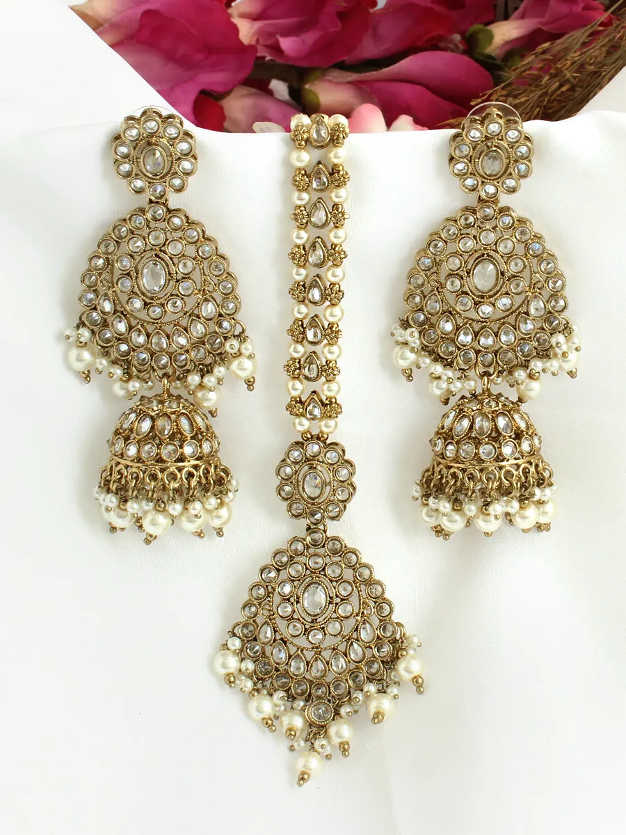 Ezzah Earrings & Tikka