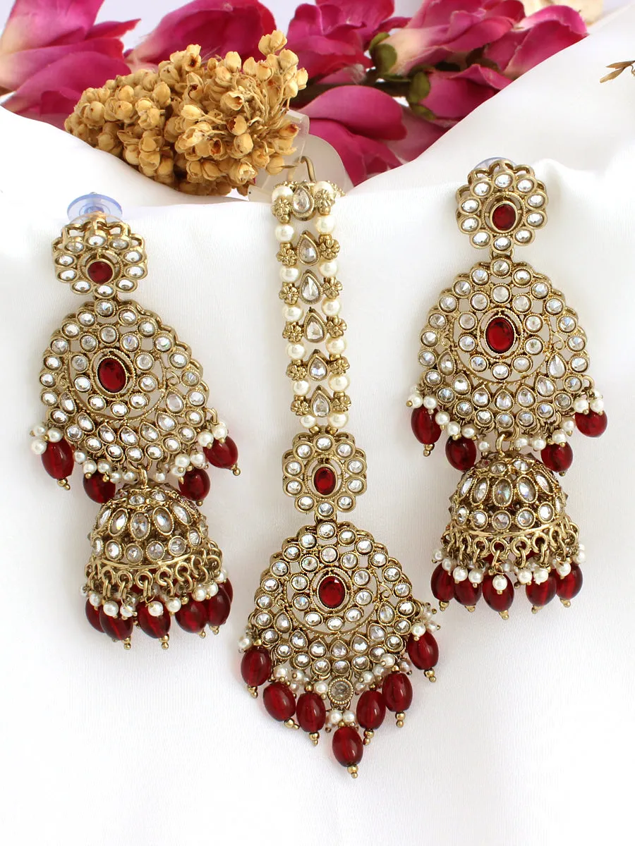 Ezzah Earrings & Tikka