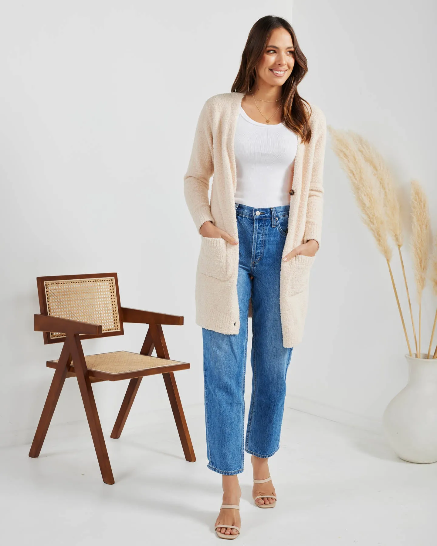 Faith Cardigan-Cream