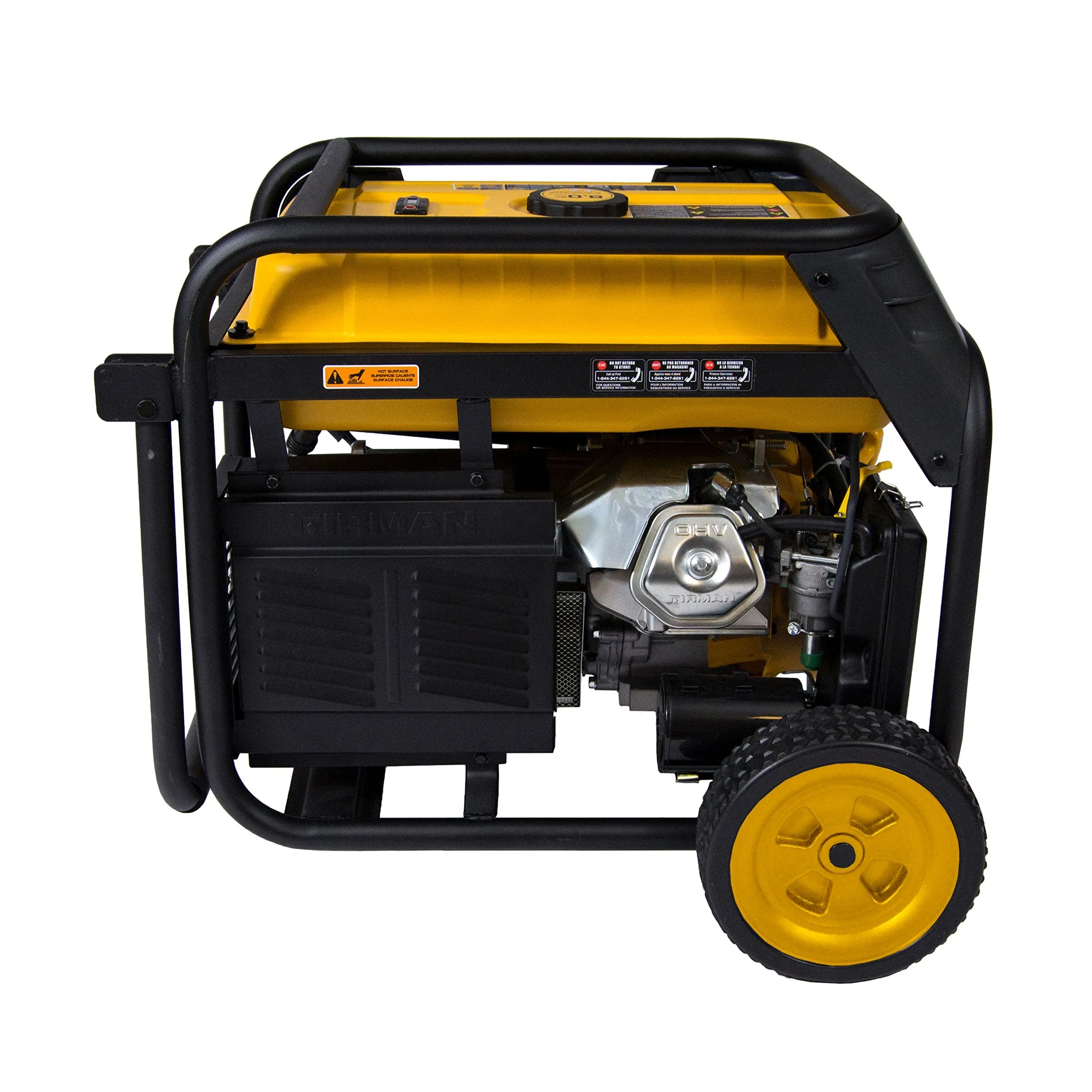 Firman H08051 10000/8000 Watt 120/240V 30/50A Electric Start Gas or Propane Dual Fuel Portable Generator CARB Certified