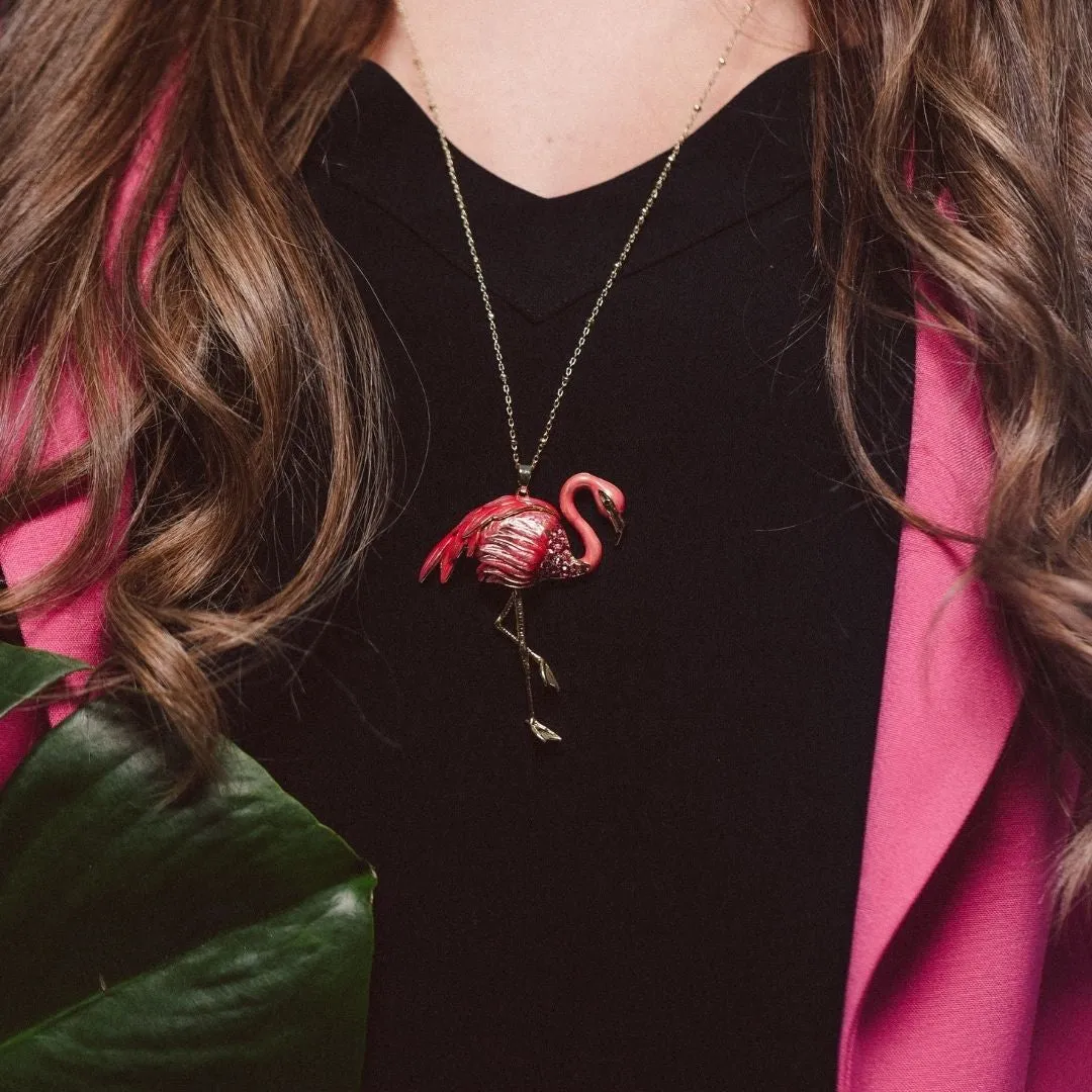 Flamingo Long Pendant