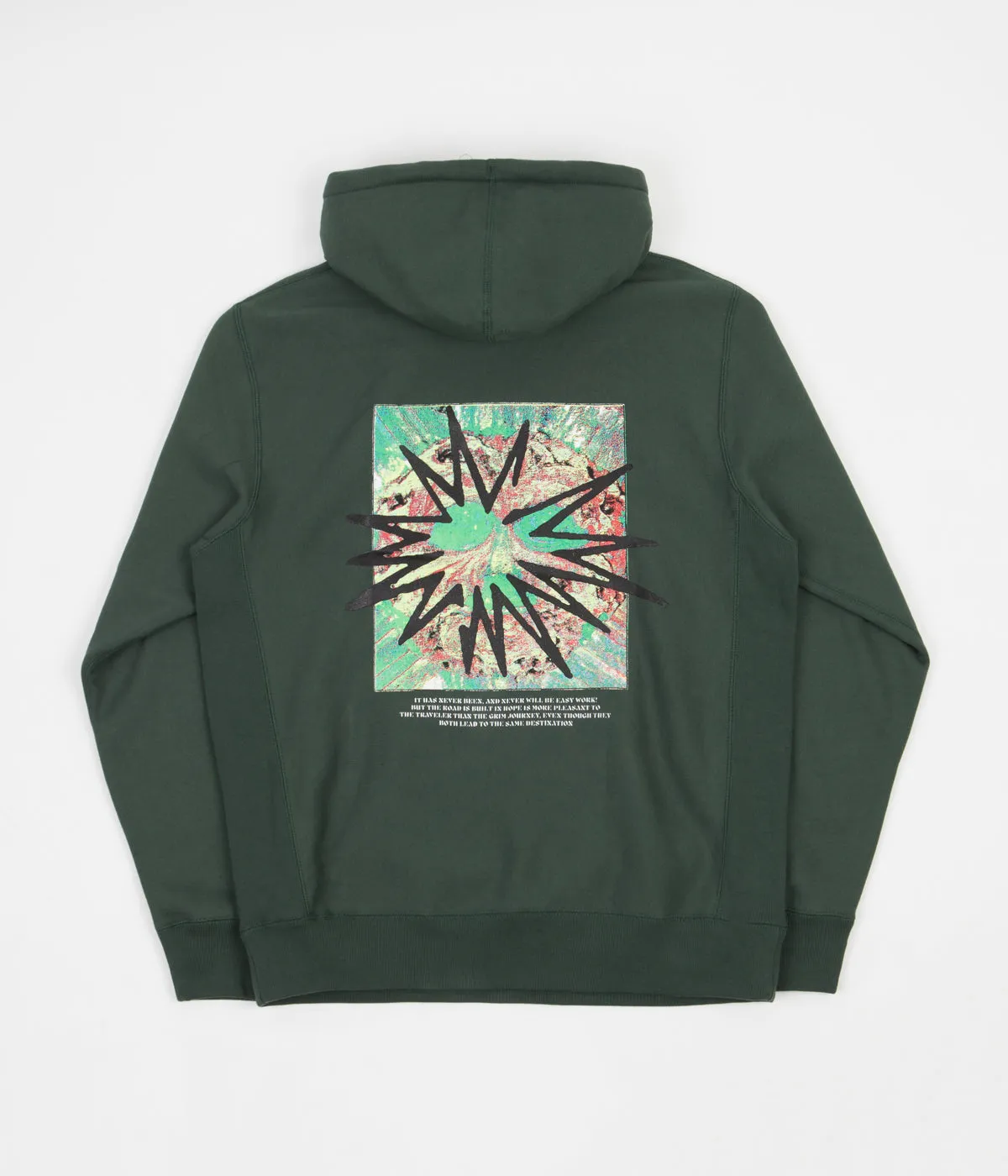 Flatspot Star Hoodie - Alpine Green