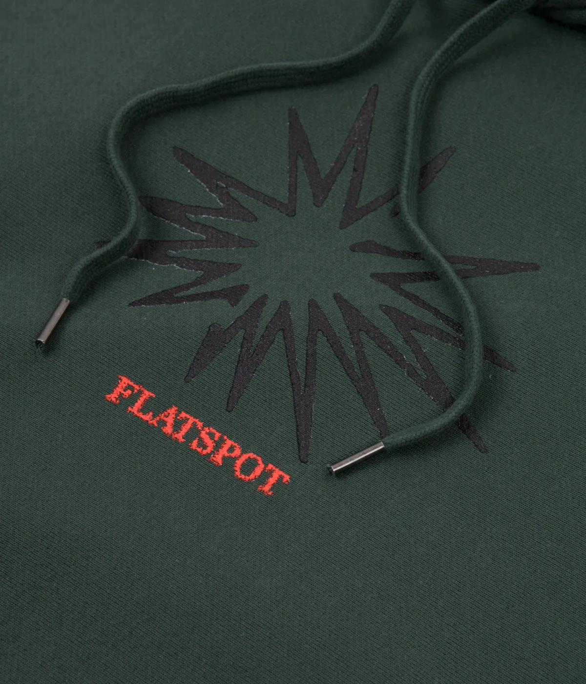 Flatspot Star Hoodie - Alpine Green