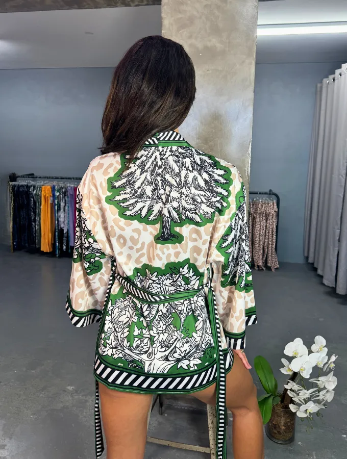 FOREST LUXE KIMONO