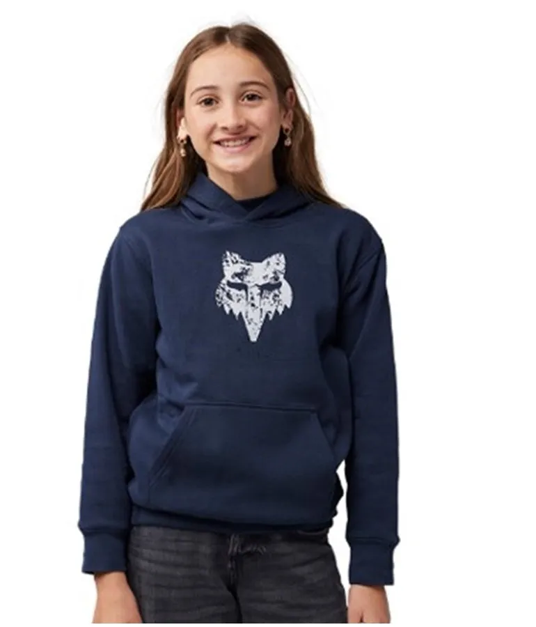 Fox Youth The World Pullover Fleece Hoodie - Midnight