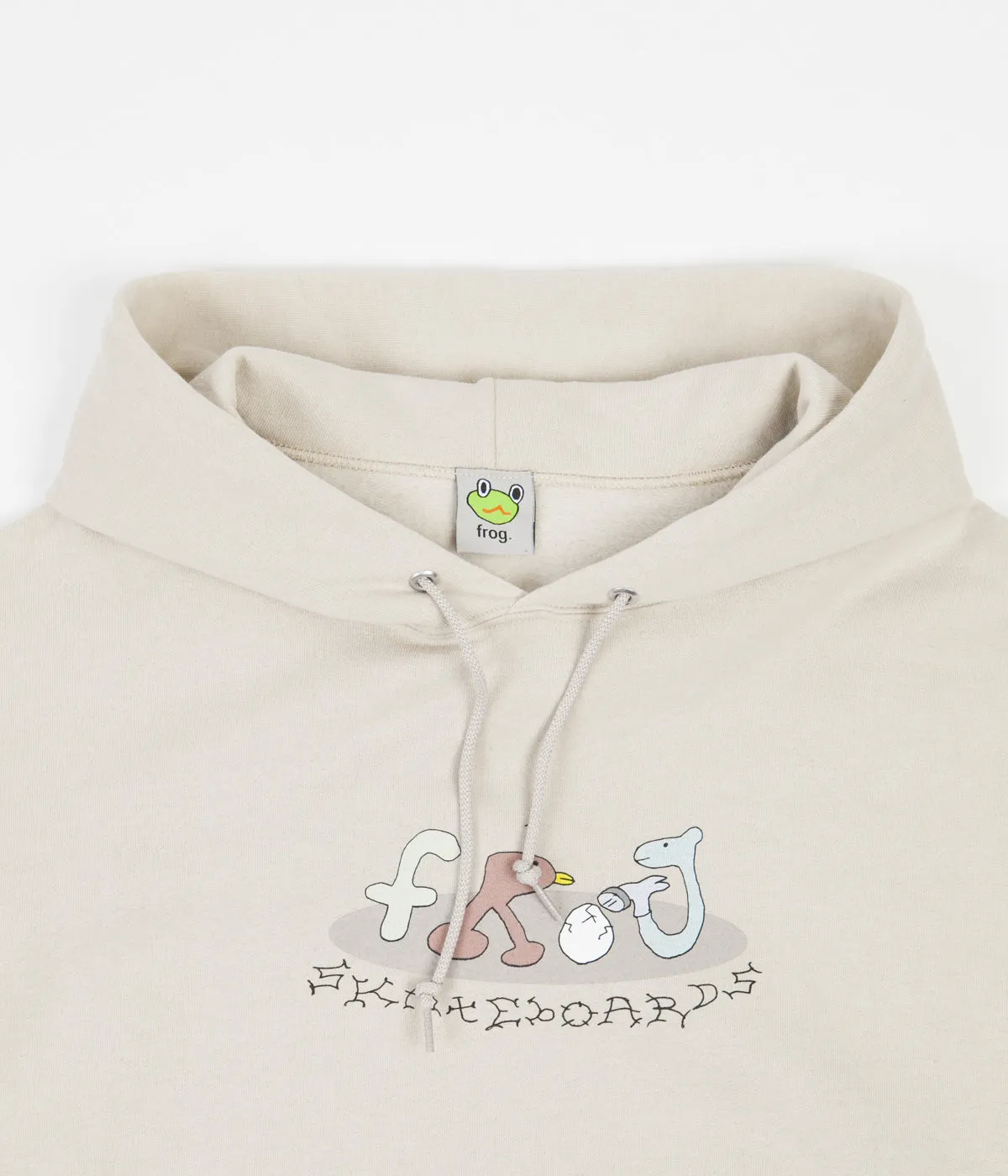 Frog Egg Breaker Hoodie - Stone