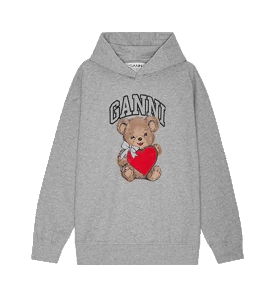 GANNI Isoli Bear Hoodie