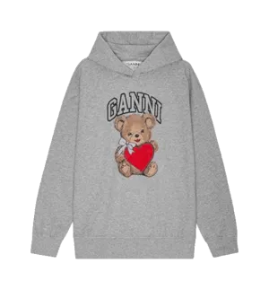 GANNI Isoli Bear Hoodie