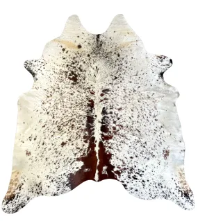 Genuine Cowhide Rug Exotic Speckled Tricolor (Brazilian)