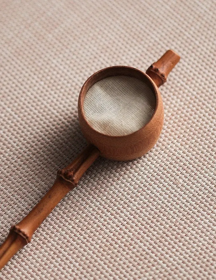 Gohobi Bamboo Tea Strainer