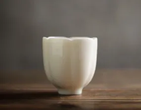 Gohobi Handmade White Gloss Tea Cup