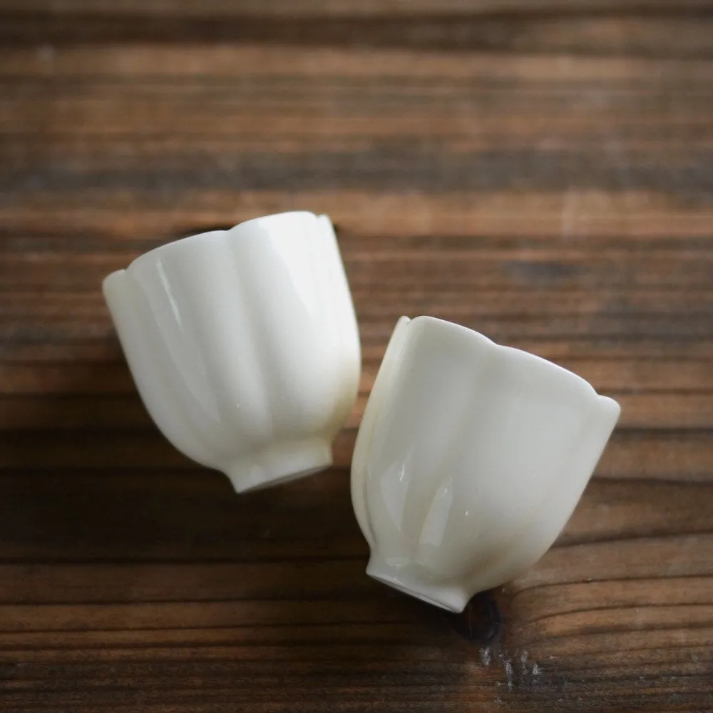 Gohobi Handmade White Gloss Tea Cup