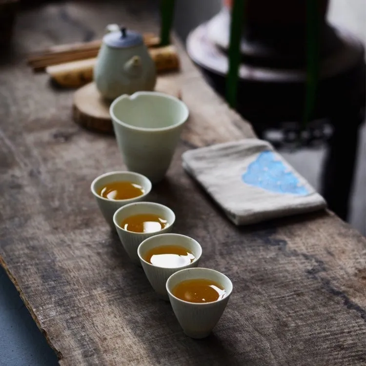 Gohobi Handmade White Matt Tea Cup