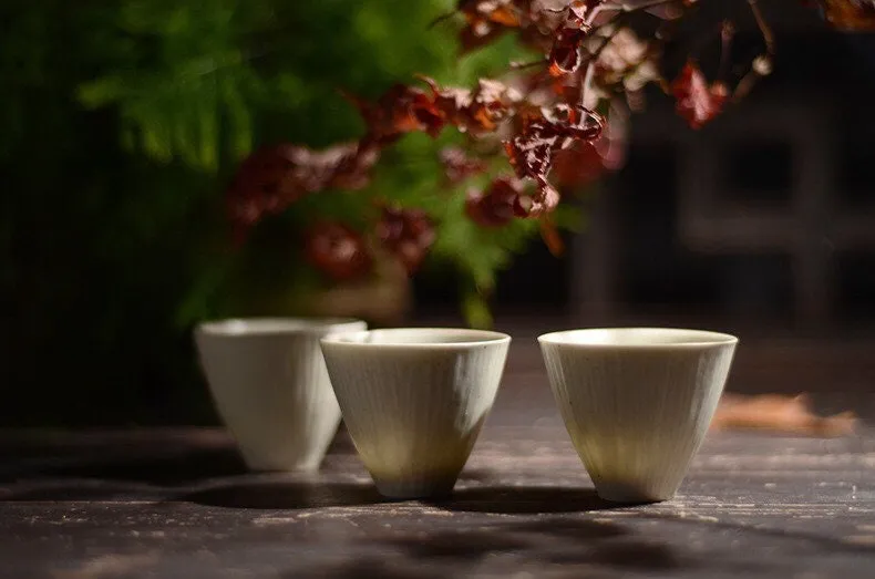 Gohobi Handmade White Matt Tea Cup