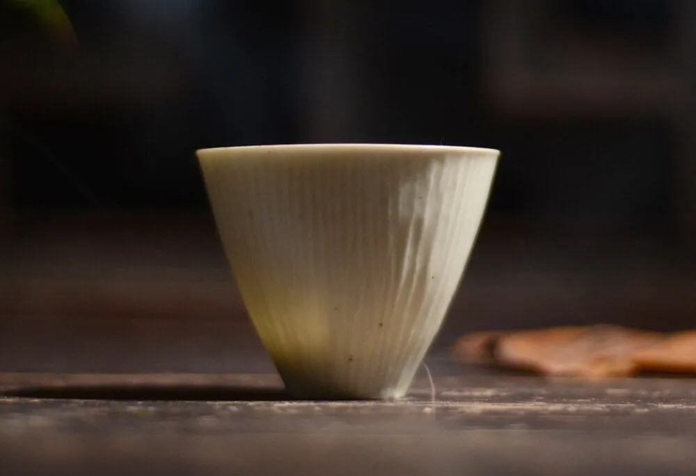 Gohobi Handmade White Matt Tea Cup