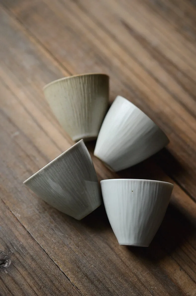 Gohobi Handmade White Matt Tea Cup