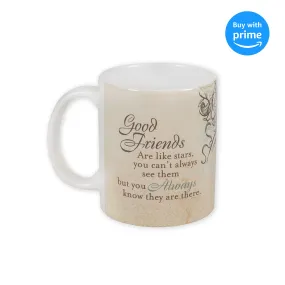 Good Friends are Like Stars 11 Ounce Ceramic Coffee Mug