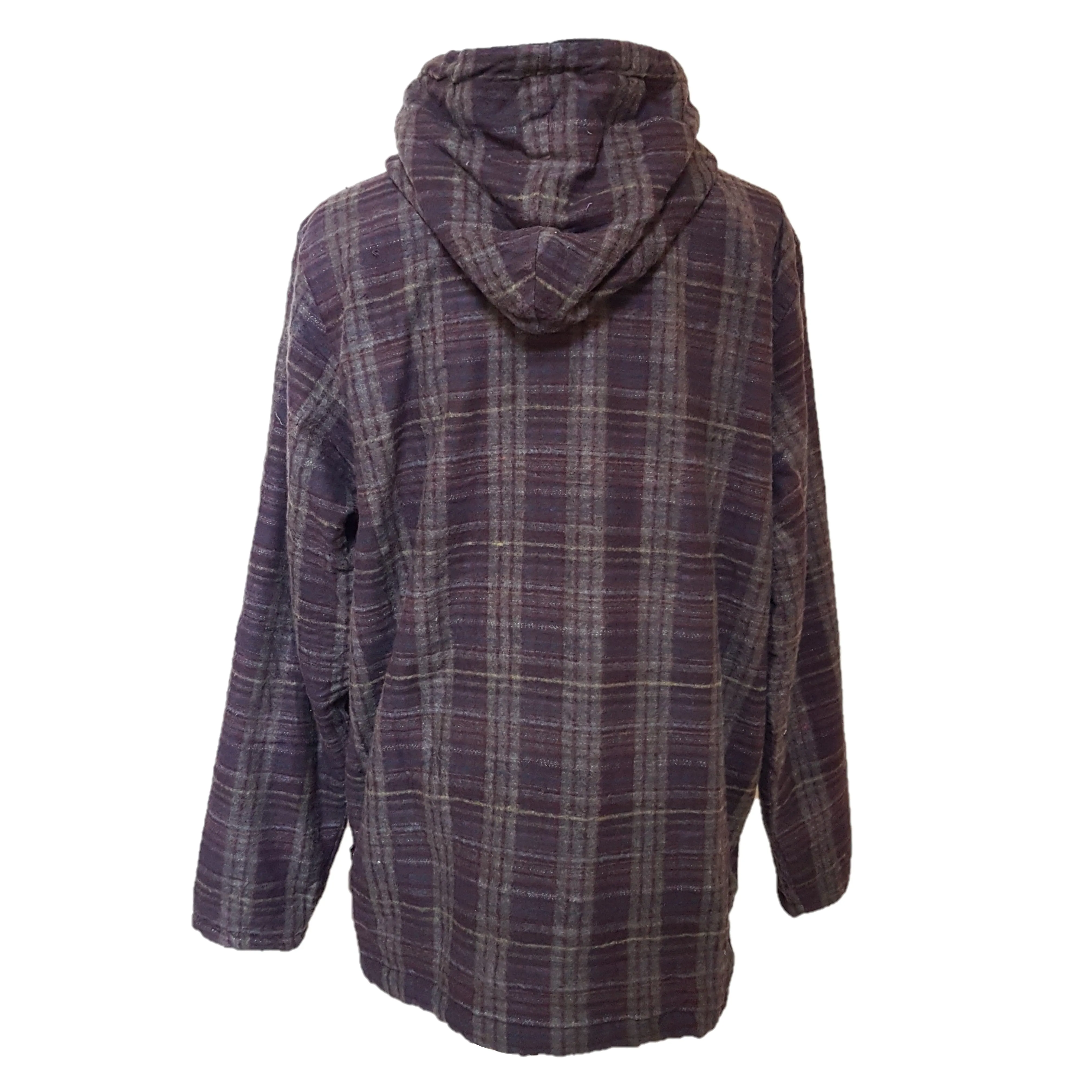 GRINGO FAIR TRADE Brushed Cotton Zip-Up Hooded Jacket