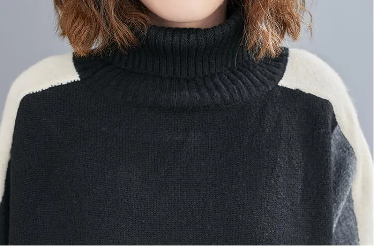 Haily Knitted Turtleneck Sweater