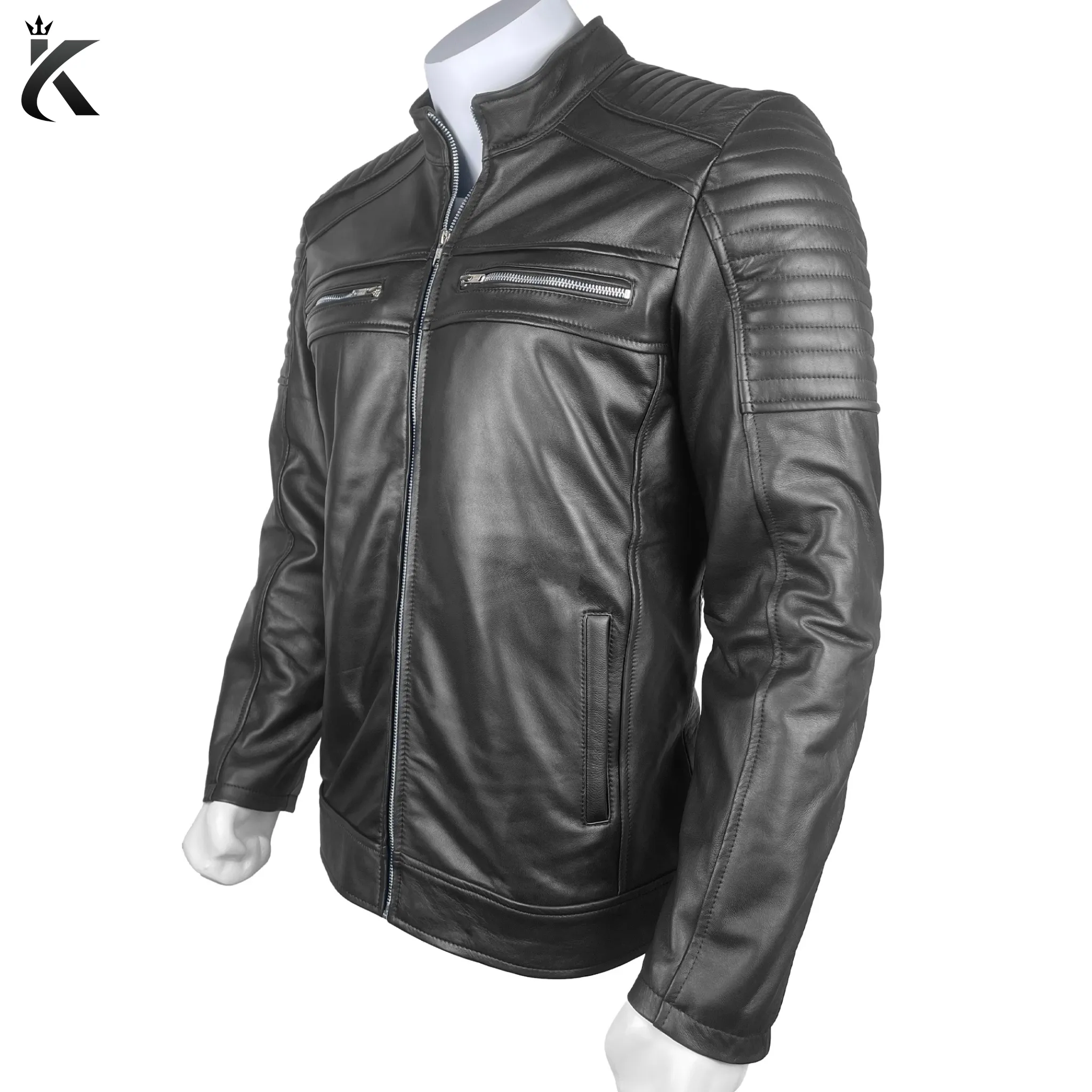 Handmade Premium Quality Men's Leather Jacket - Wear your attitude