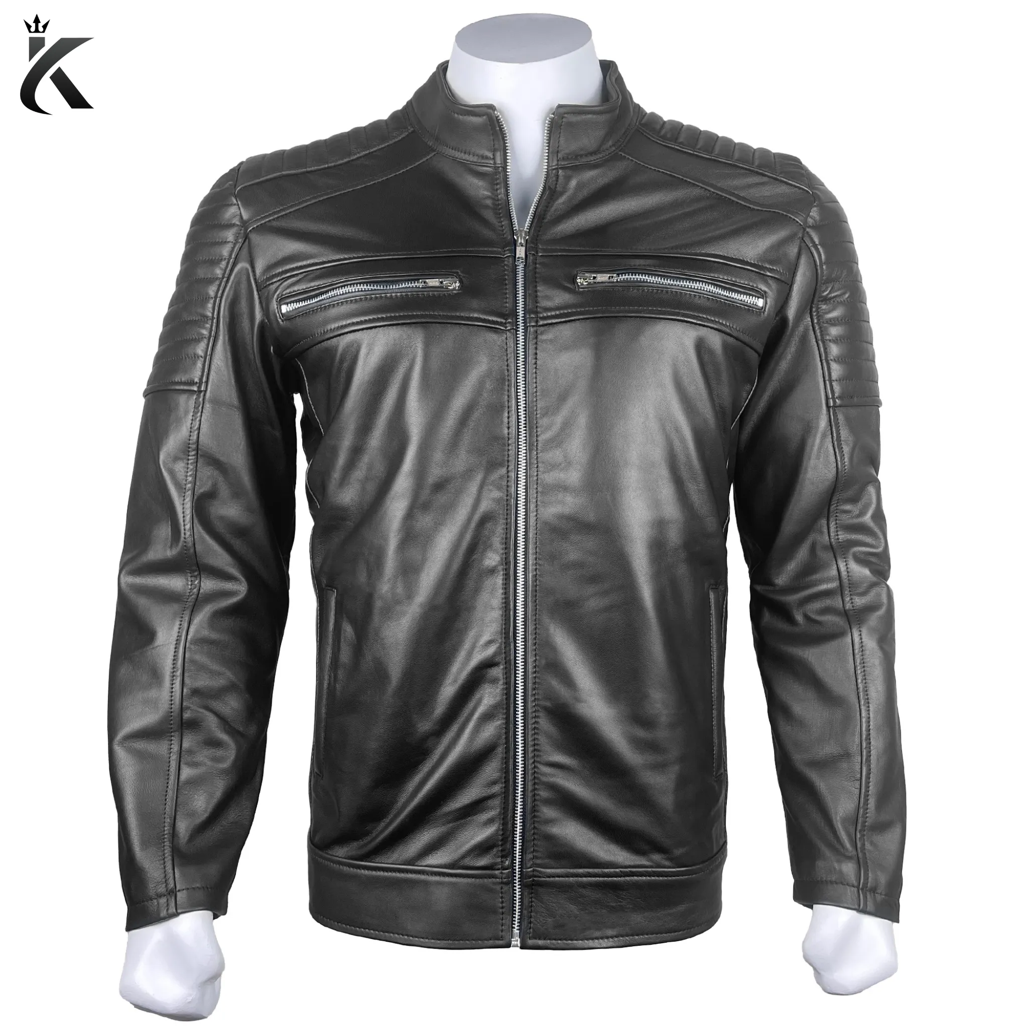 Handmade Premium Quality Men's Leather Jacket - Wear your attitude