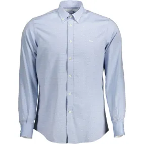 Harmont & Blaine Light Blue Cotton Regular Fit Shirt